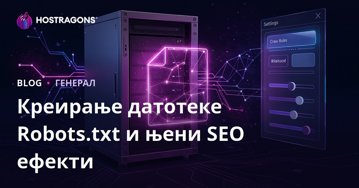 Креирање датотеке Robots.txt и њени SEO ефекти