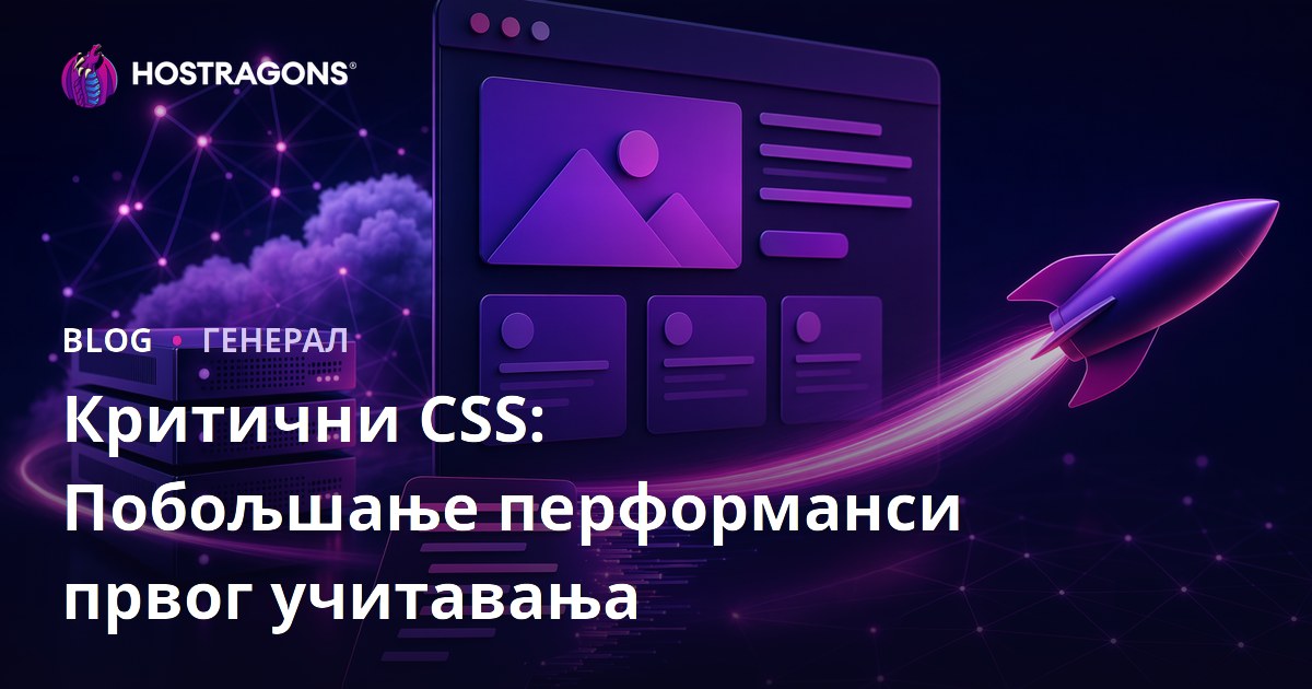 Критични CSS: Побољшање перформанси првог учитавања