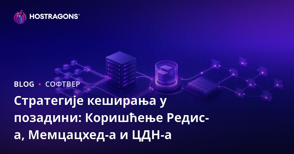 Стратегије кеширања у позадини: Коришћење Редис-а, Мемцацхед-а и ЦДН-а