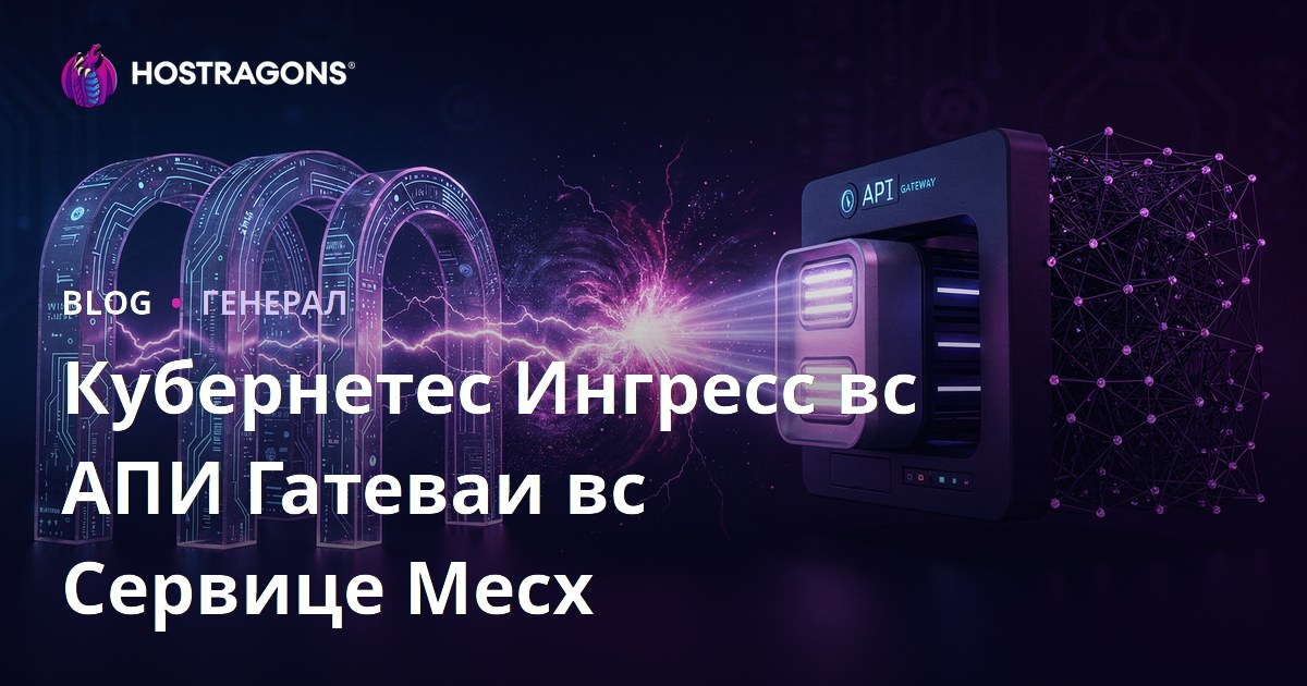 Кубернетес Ингресс вс АПИ Гатеваи вс Сервице Месх