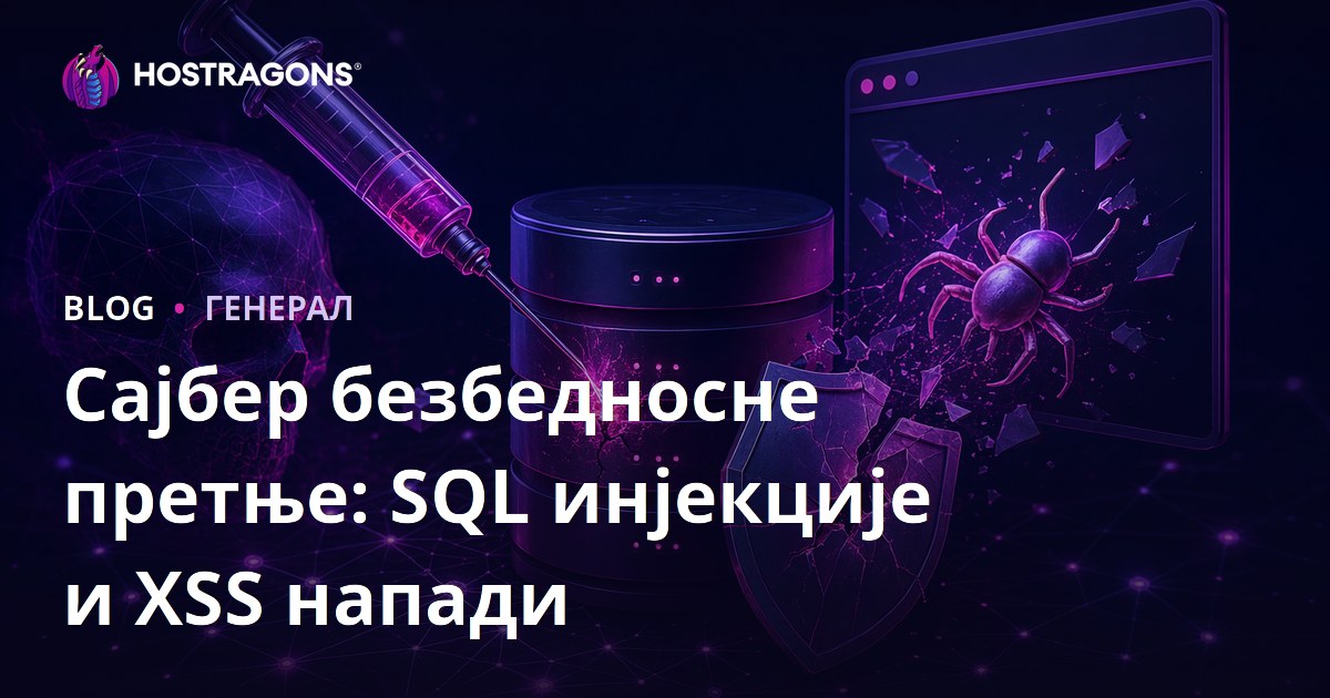 Сајбер безбедносне претње: SQL инјекције и XSS напади