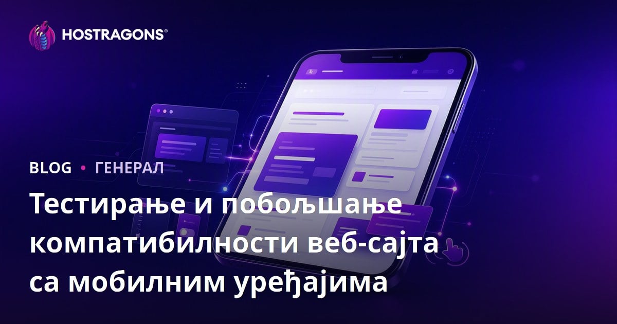 Тестирање и побољшање компатибилности веб-сајта са мобилним уређајима