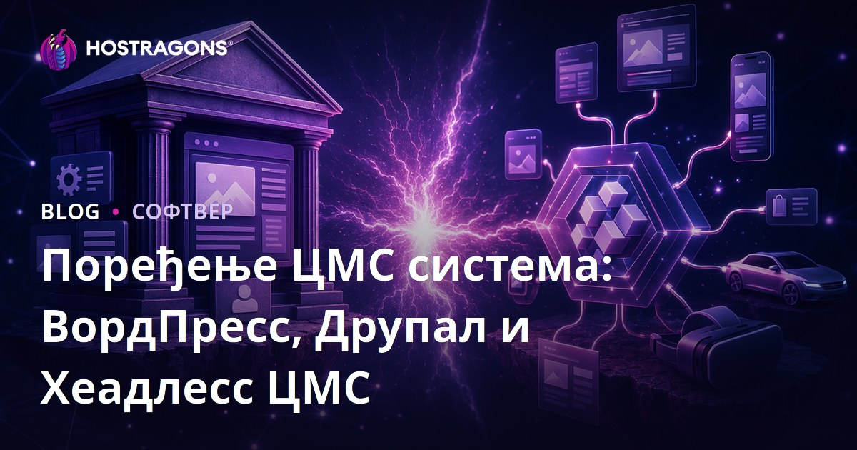 Поређење ЦМС система: ВордПресс, Друпал и Хеадлесс ЦМС