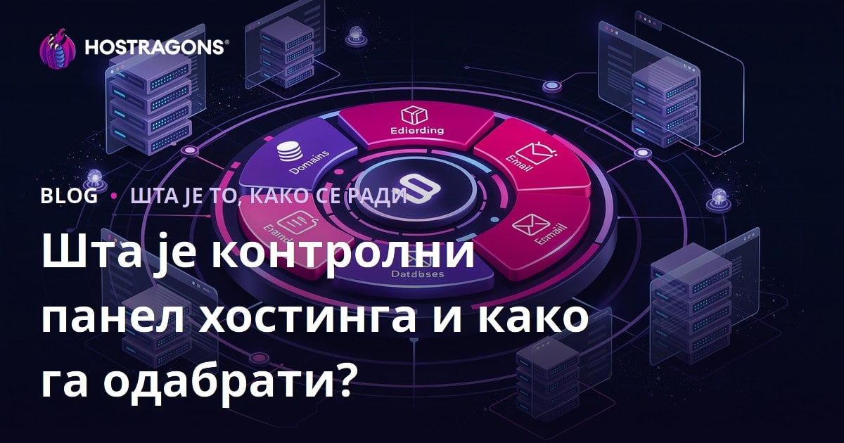 Шта је контролни панел хостинга и како га одабрати?