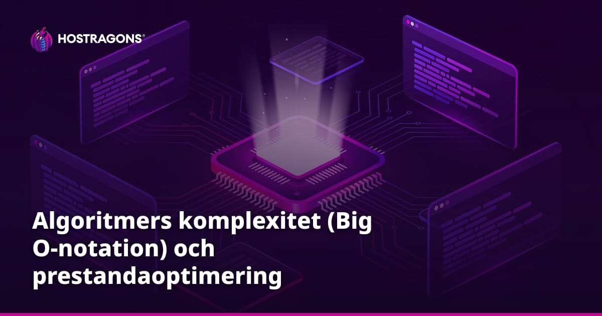 Algoritmers komplexitet (Big O-notation) och prestandaoptimering