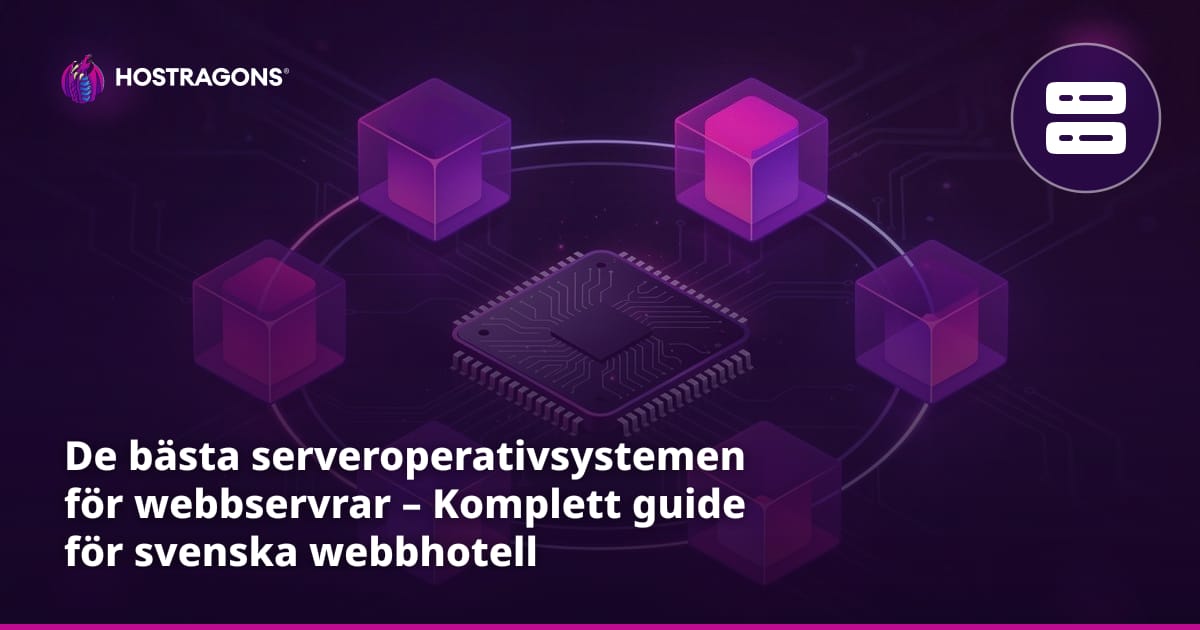 De bästa serveroperativsystemen för webbservrar – Komplett guide för svenska webbhotell