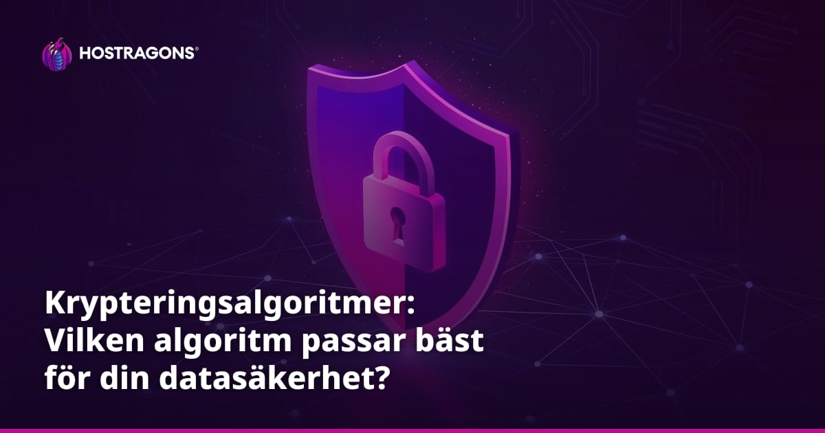 Krypteringsalgoritmer: Vilken algoritm passar bäst för din datasäkerhet?