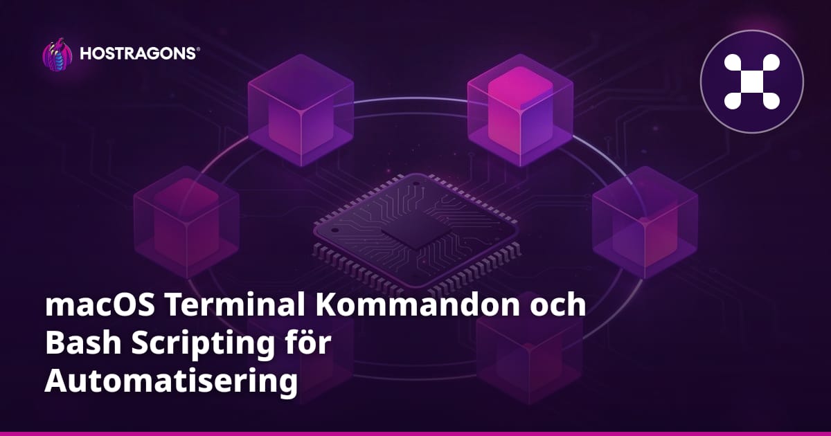 macOS Terminal Kommandon och Bash Scripting för Automatisering