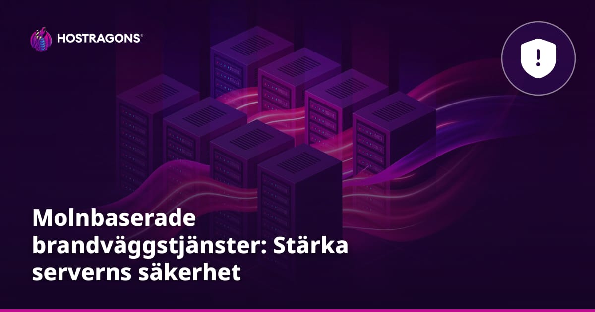 Molnbaserade brandväggstjänster: Stärka serverns säkerhet