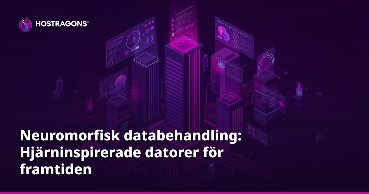 Neuromorfisk databehandling: Hjärninspirerade datorer för framtiden