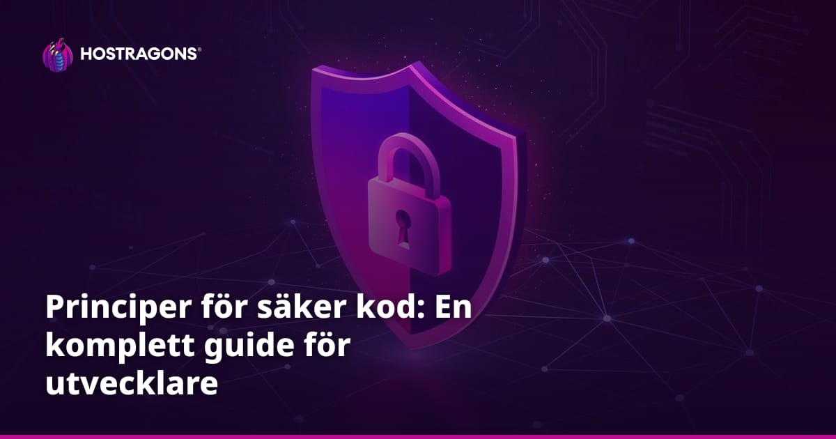 Principer för säker kod: En komplett guide för utvecklare