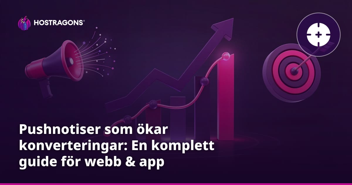 Pushnotiser som ökar konverteringar: En komplett guide för webb & app