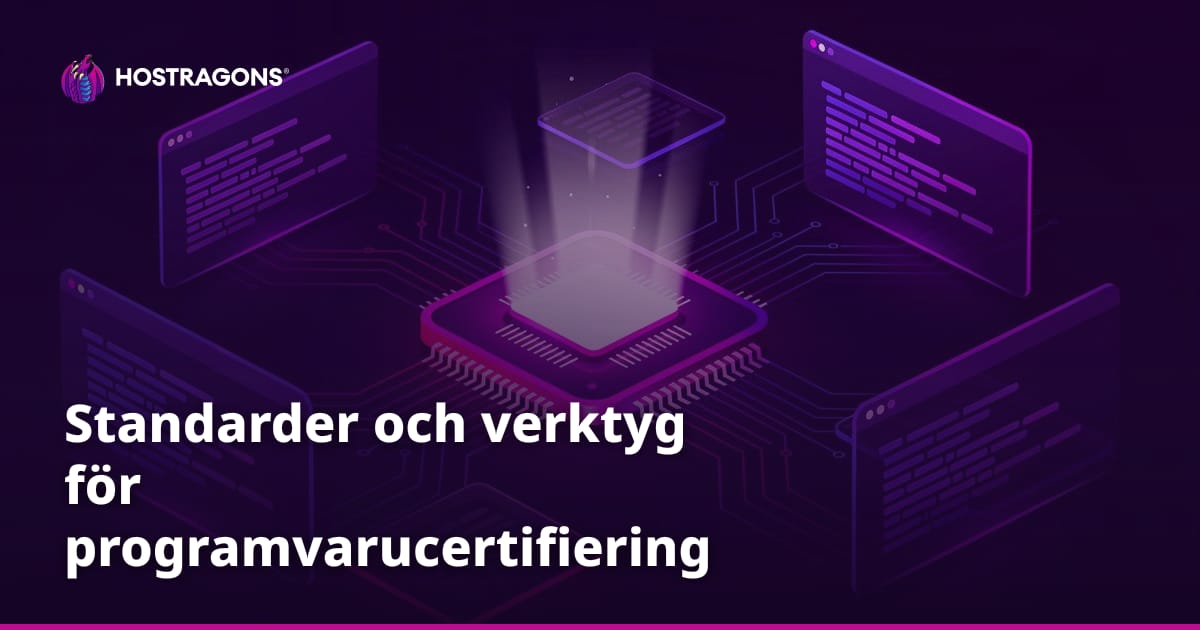 Standarder och verktyg för programvarucertifiering