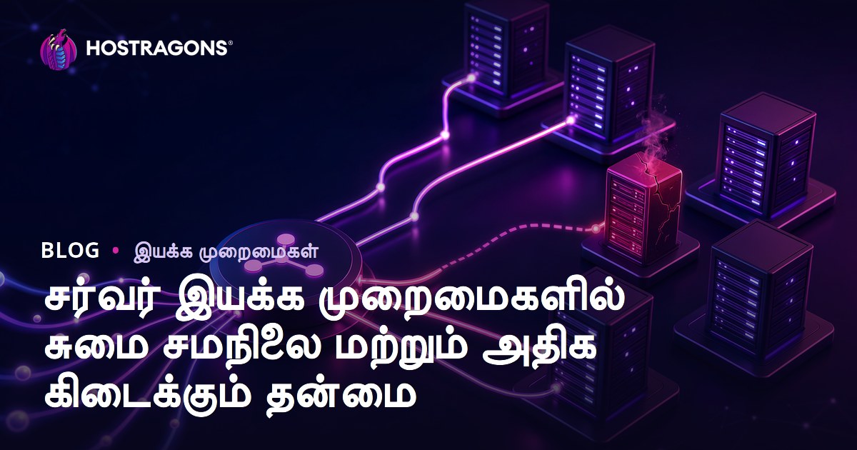 சர்வர் இயக்க முறைமைகளில் சுமை சமநிலை மற்றும் அதிக கிடைக்கும் தன்மை