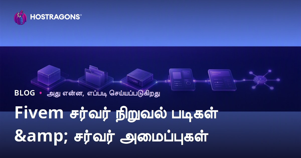 Fivem சர்வர் நிறுவல் படிகள் & சர்வர் அமைப்புகள்