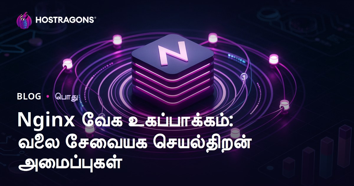 Nginx வேக உகப்பாக்கம்: வலை சேவையக செயல்திறன் அமைப்புகள்