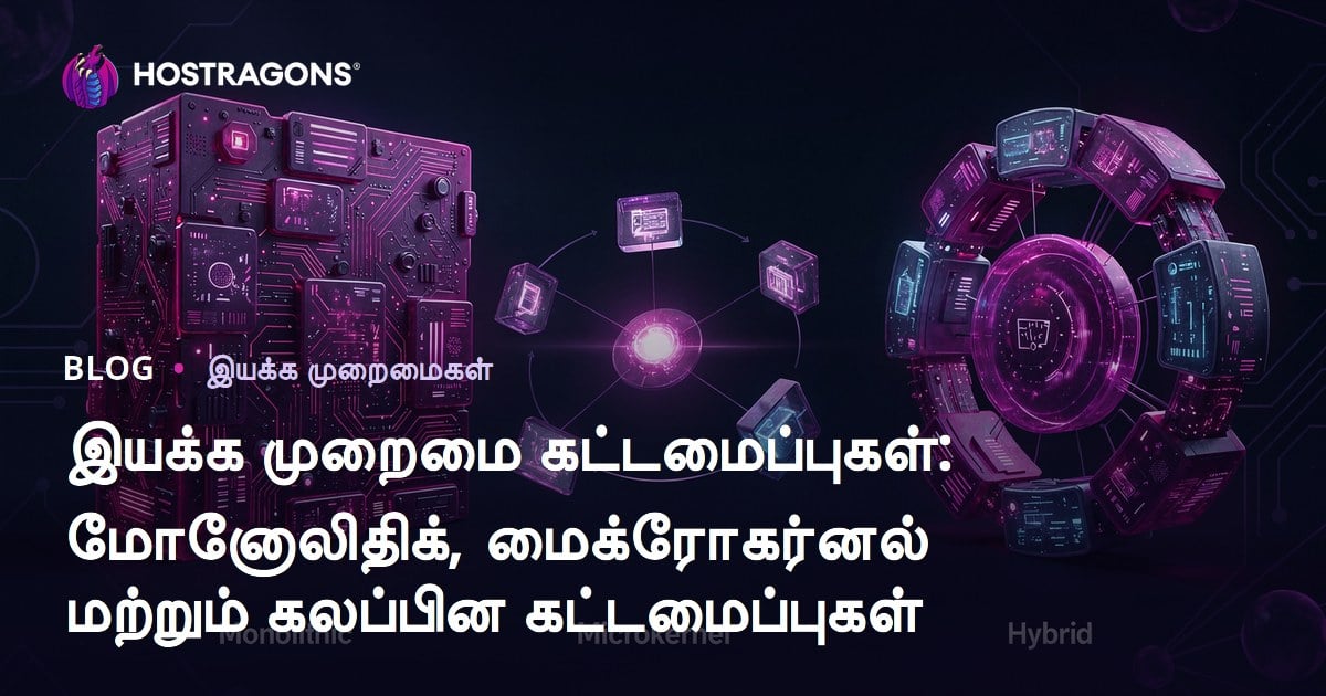 இயக்க முறைமை கட்டமைப்புகள்: மோனோலிதிக், மைக்ரோகர்னல் மற்றும் கலப்பின கட்டமைப்புகள்