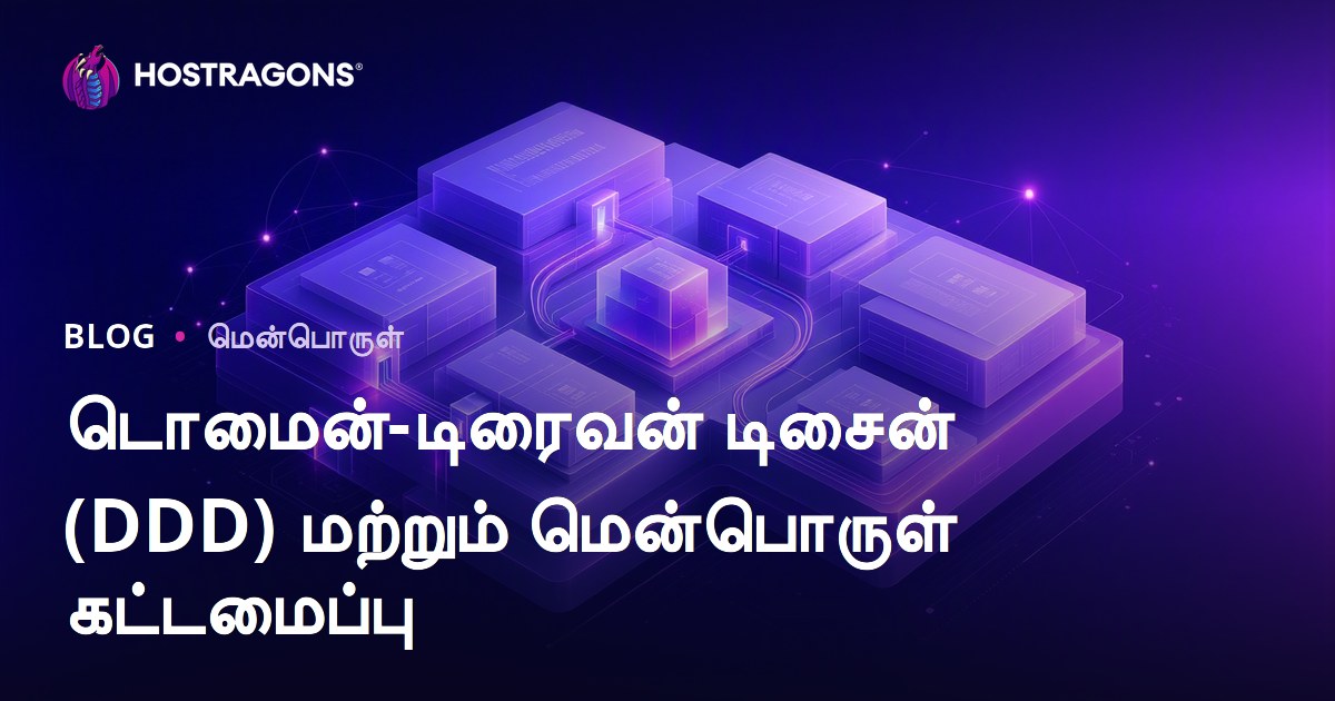 டொமைன்-டிரைவன் டிசைன் (DDD) மற்றும் மென்பொருள் கட்டமைப்பு