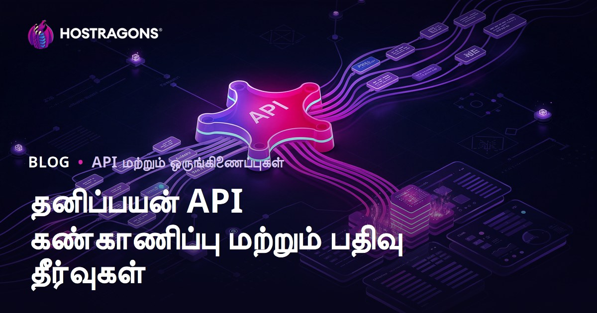 தனிப்பயன் API கண்காணிப்பு மற்றும் பதிவு தீர்வுகள்