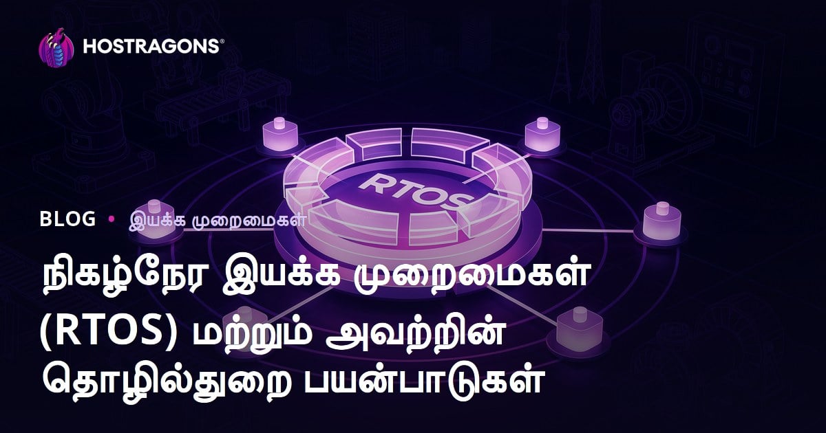 நிகழ்நேர இயக்க முறைமைகள் (RTOS) மற்றும் அவற்றின் தொழில்துறை பயன்பாடுகள்