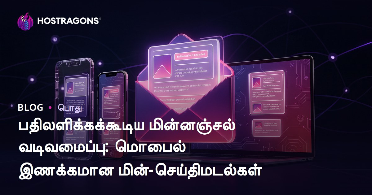 பதிலளிக்கக்கூடிய மின்னஞ்சல் வடிவமைப்பு: மொபைல் இணக்கமான மின்-செய்திமடல்கள்