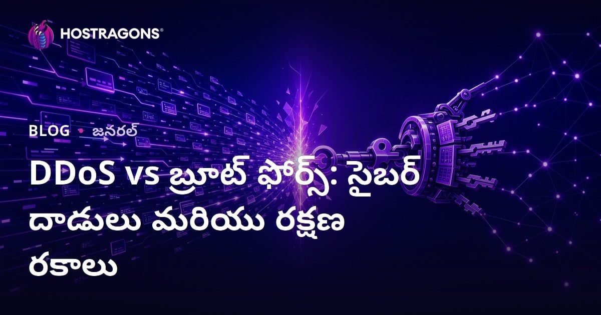 DDoS vs Brute Force: సైబర్ హేమం రక్షణకు మార్గాలు మరియు భేదాలు