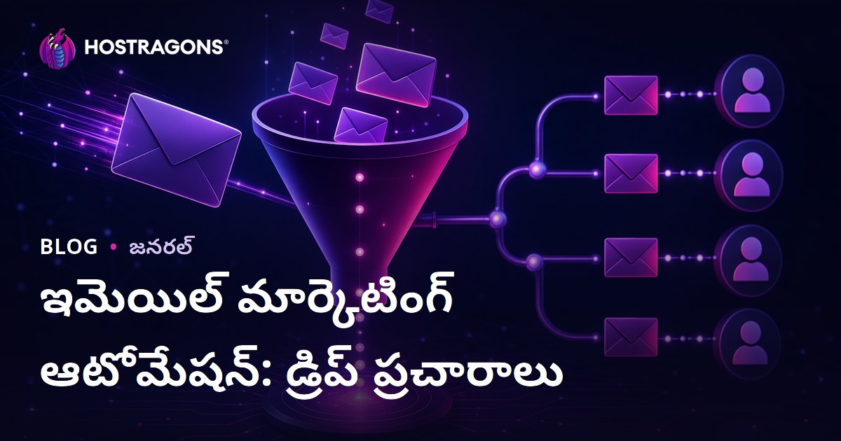 ఇమెయిల్ మార్కెటింగ్ ఆటోమేషన్: డ్రిప్ ప్రచారాలు