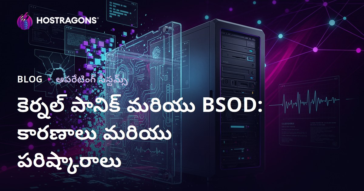 కెర్నల్ పానిక్ మరియు BSOD: కారణాలు మరియు పరిష్కారాలు