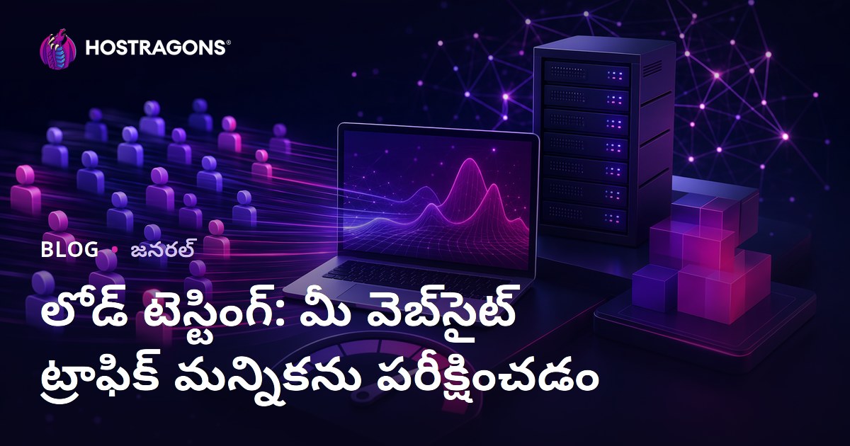 లోడ్ టెస్టింగ్: మీ వెబ్‌సైట్ ట్రాఫిక్ మన్నికను పరీక్షించడం