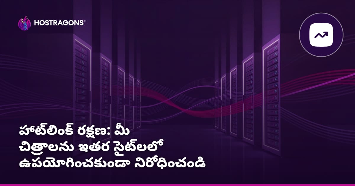 Hotlink రక్షణ: మీ చిత్రాలను ఇతర సైట్‌లలో ఉపయోగించకుండా నిరోధించడం