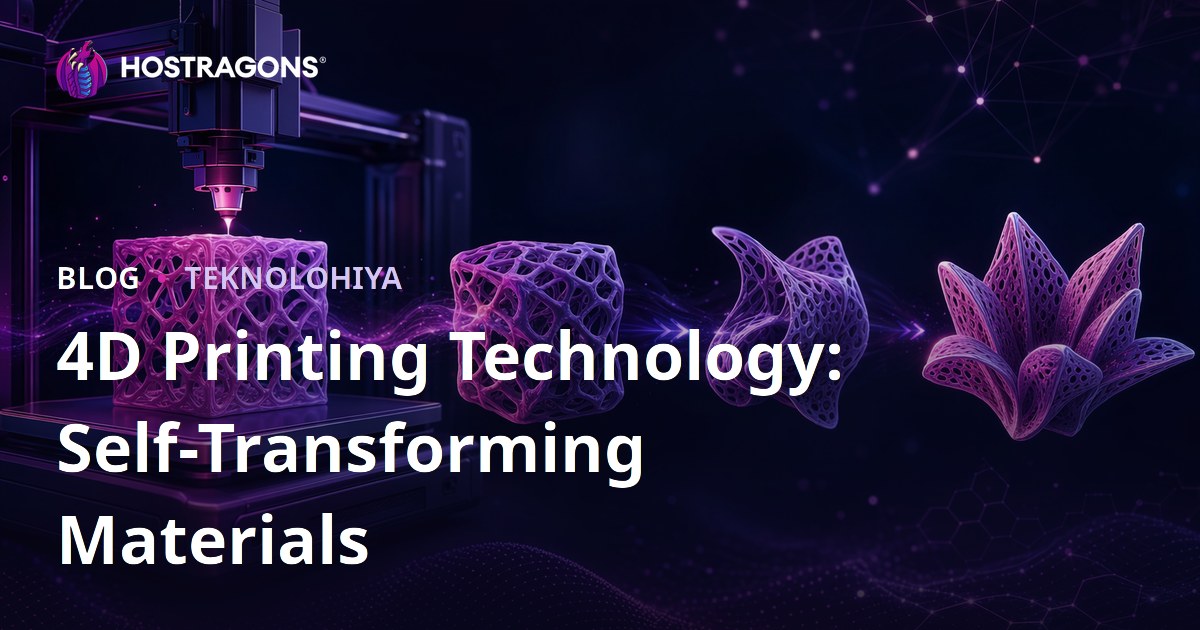 4D Printing Technology: Self-Transforming Materials