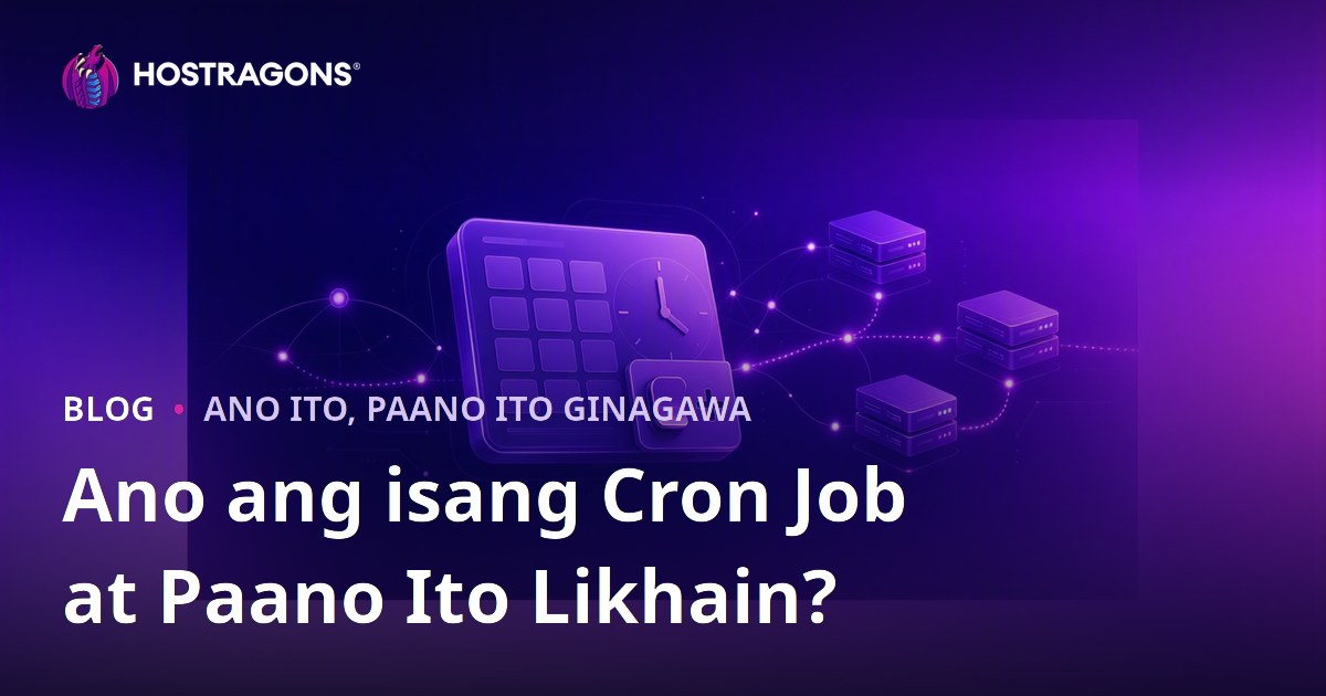 Ano ang isang Cron Job at Paano Ito Likhain?