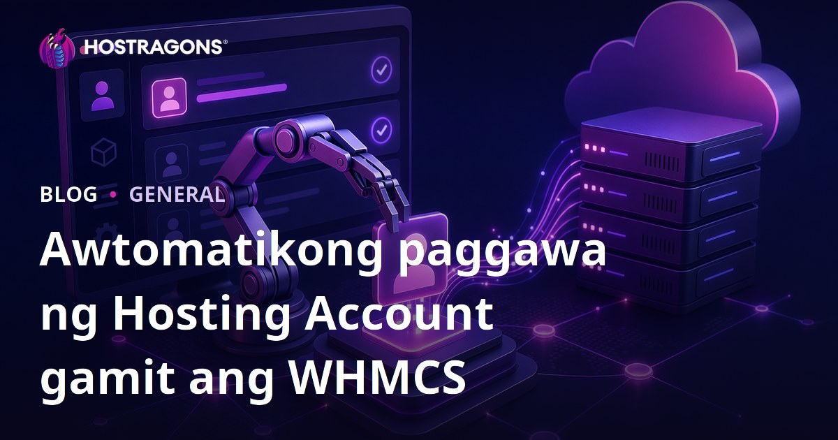 Awtomatikong paggawa ng Hosting Account gamit ang WHMCS