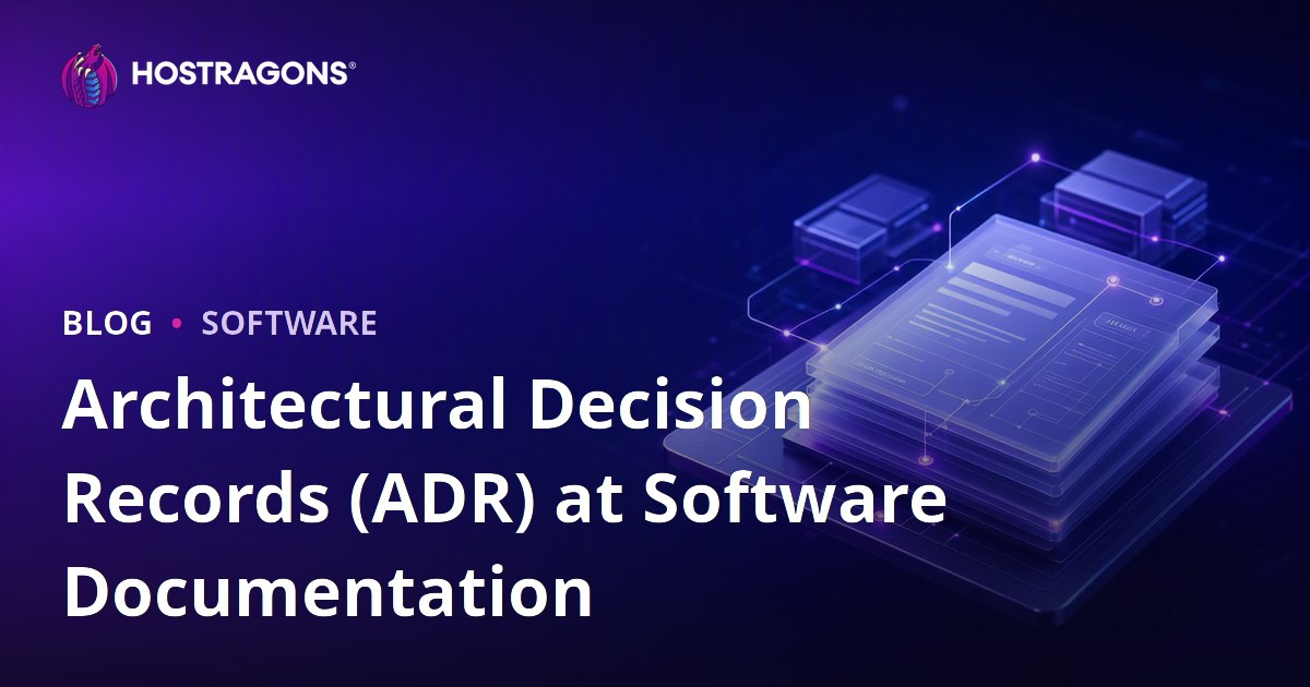 Architectural Decision Records (ADR) at Software Documentation