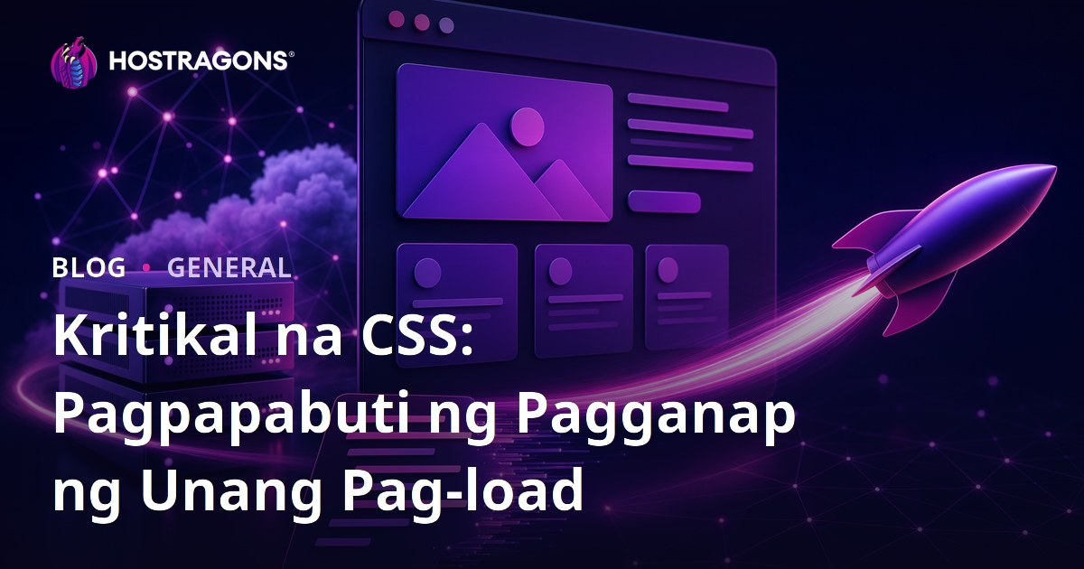 Kritikal na CSS: Pagpapabuti ng Pagganap ng Unang Pag-load