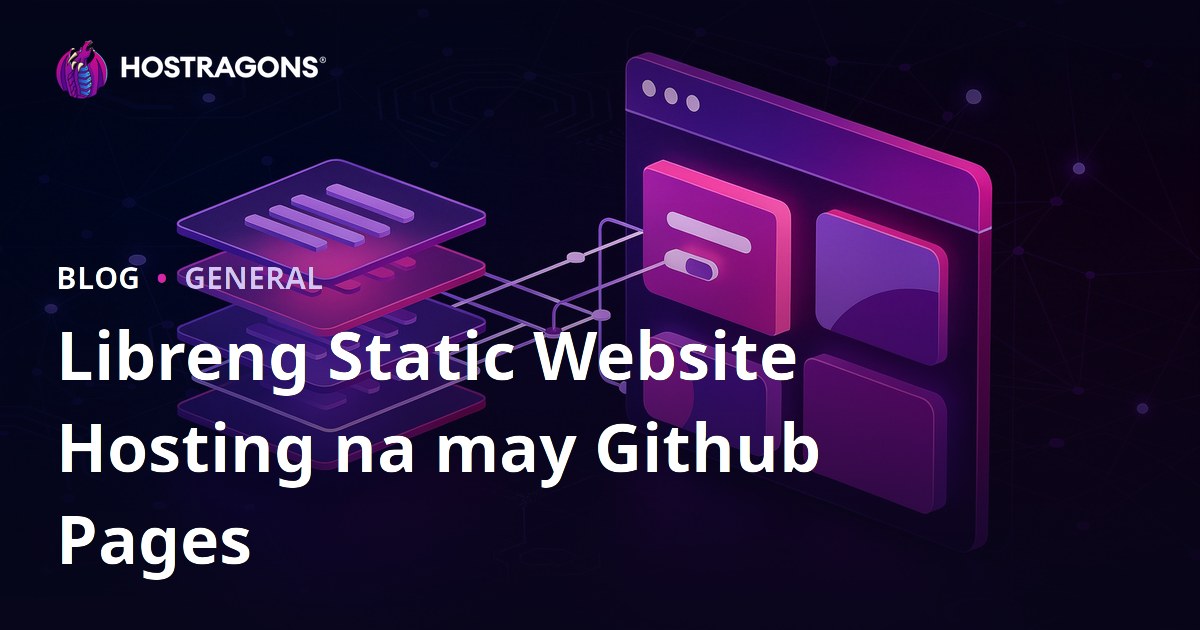 Libreng Static Website Hosting na may Github Pages