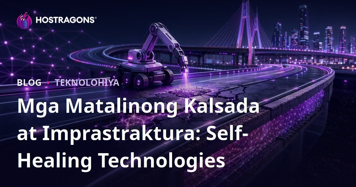 Mga Matalinong Kalsada at Imprastraktura: Self-Healing Technologies