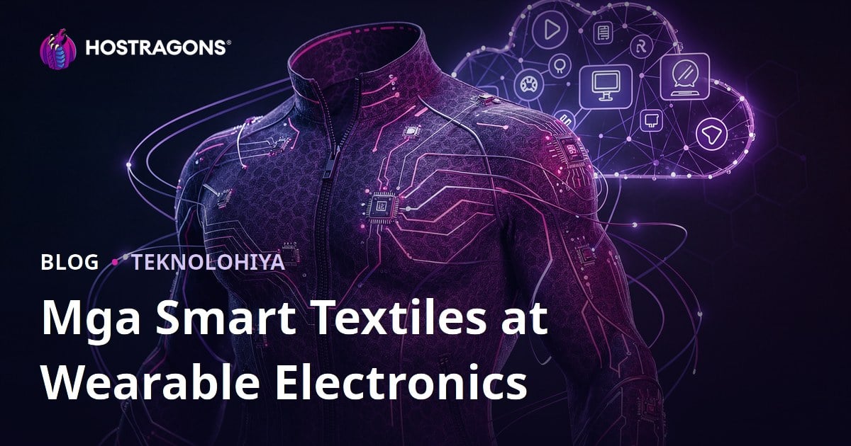 Mga Smart Textiles at Wearable Electronics