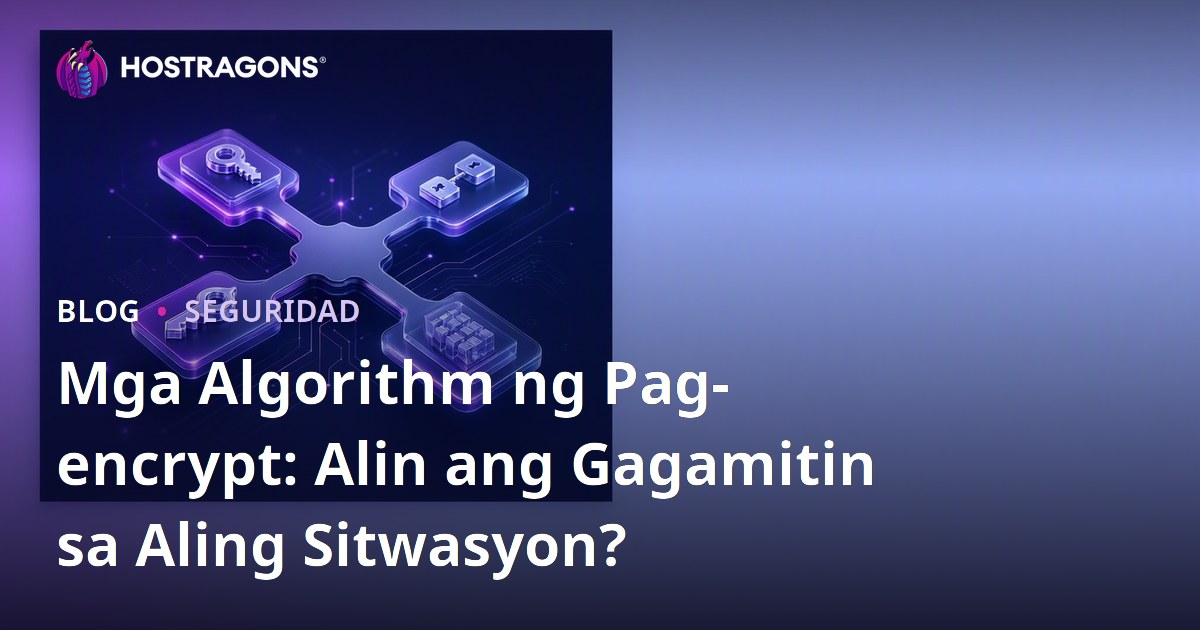 Mga Algorithm ng Pag-encrypt: Alin ang Gagamitin sa Aling Sitwasyon?