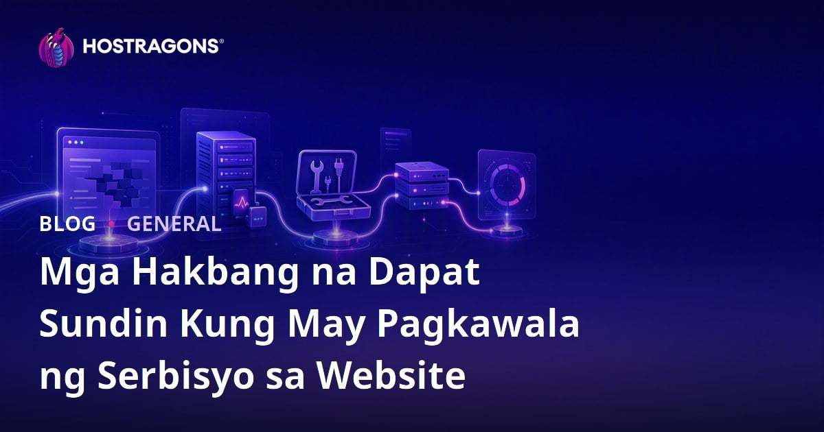 Mga Hakbang na Dapat Sundin Kung May Pagkawala ng Serbisyo sa Website