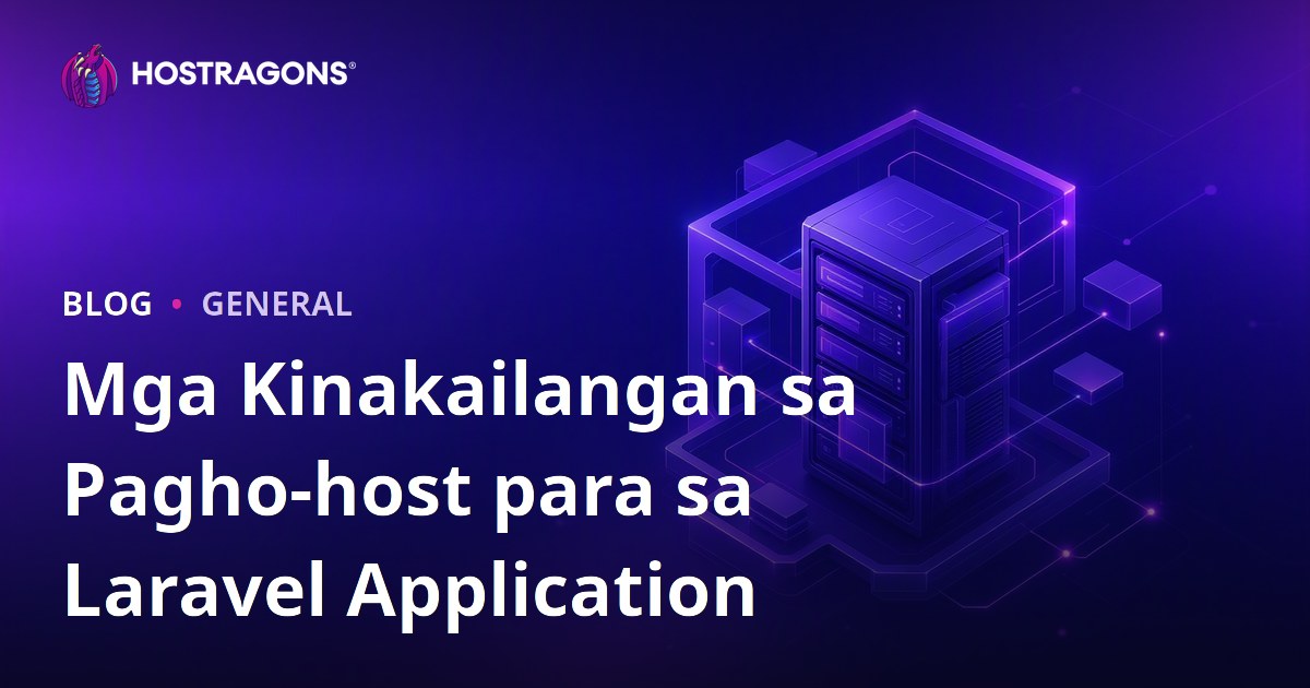 Mga Kinakailangan sa Pagho-host para sa Laravel Application