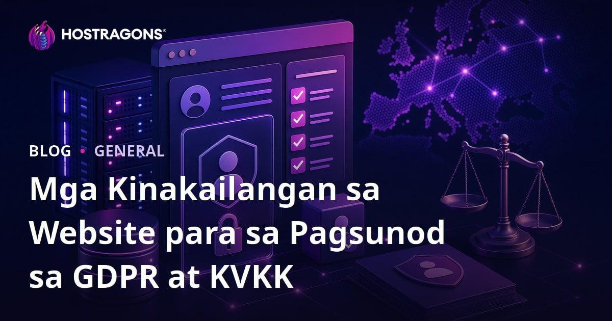 Mga Kinakailangan sa Website para sa Pagsunod sa GDPR at KVKK