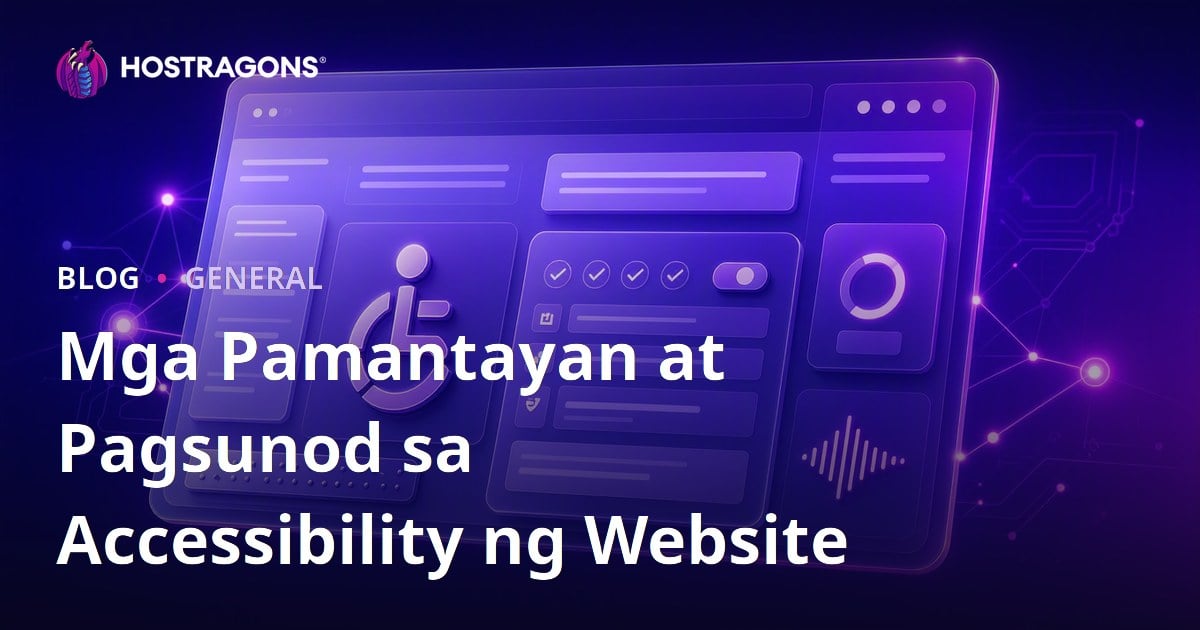 Mga Pamantayan at Pagsunod sa Accessibility ng Website