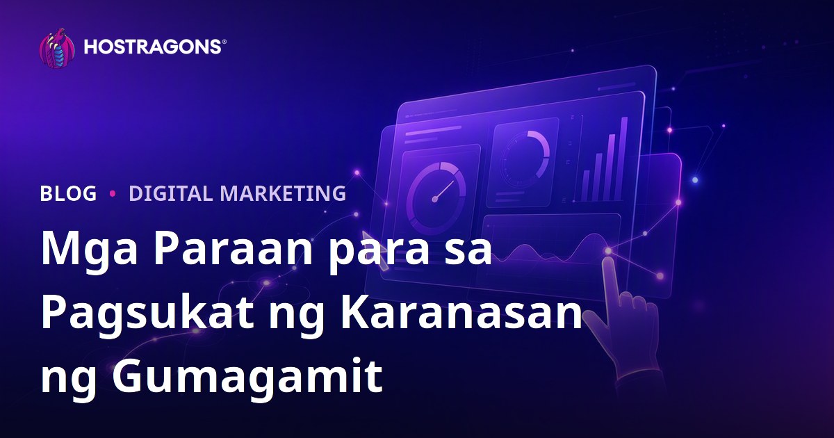 Mga Paraan para sa Pagsukat ng Karanasan ng Gumagamit