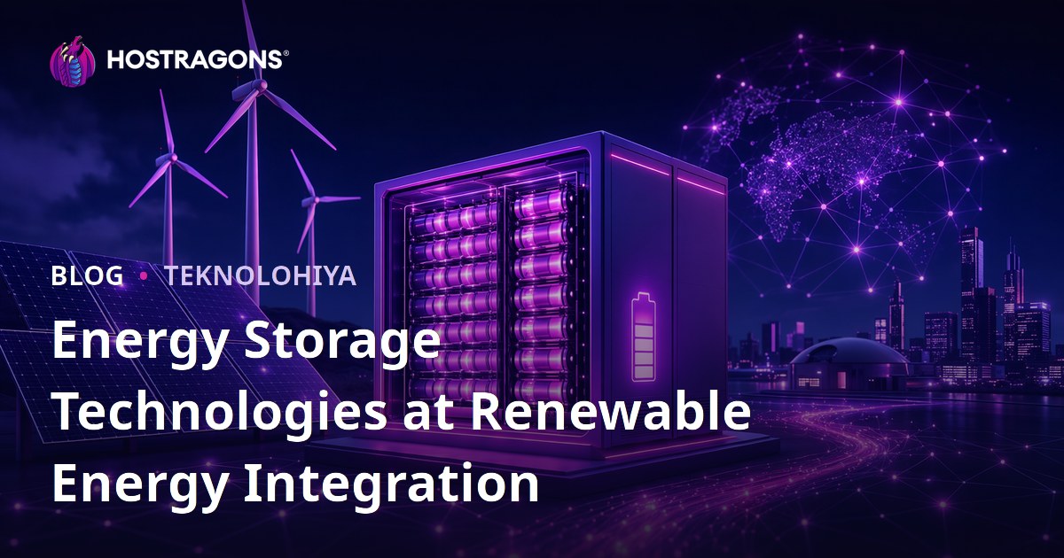 Energy Storage Technologies at Renewable Energy Integration