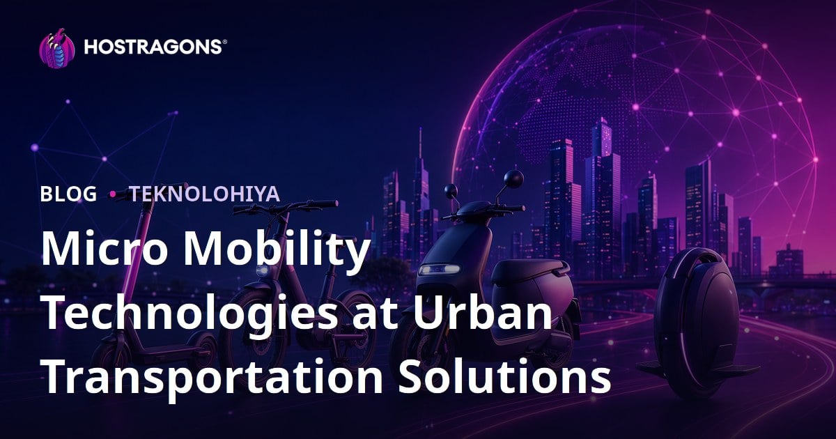 Micro Mobility Technologies at Urban Transportation Solutions