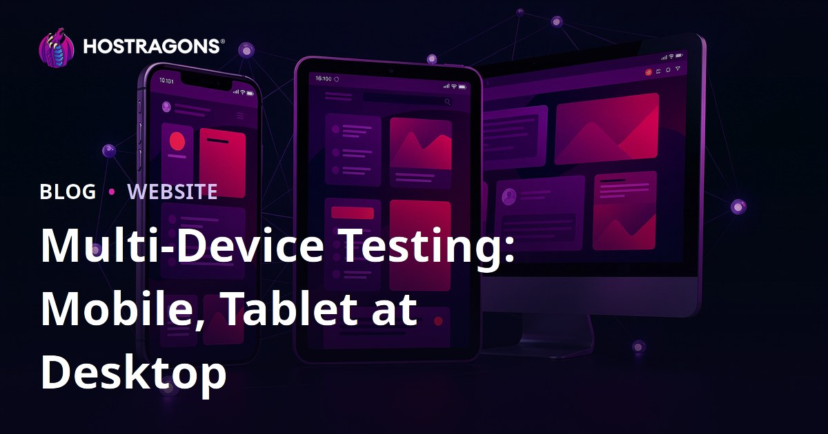 Multi-Device Testing: Mobile, Tablet at Desktop