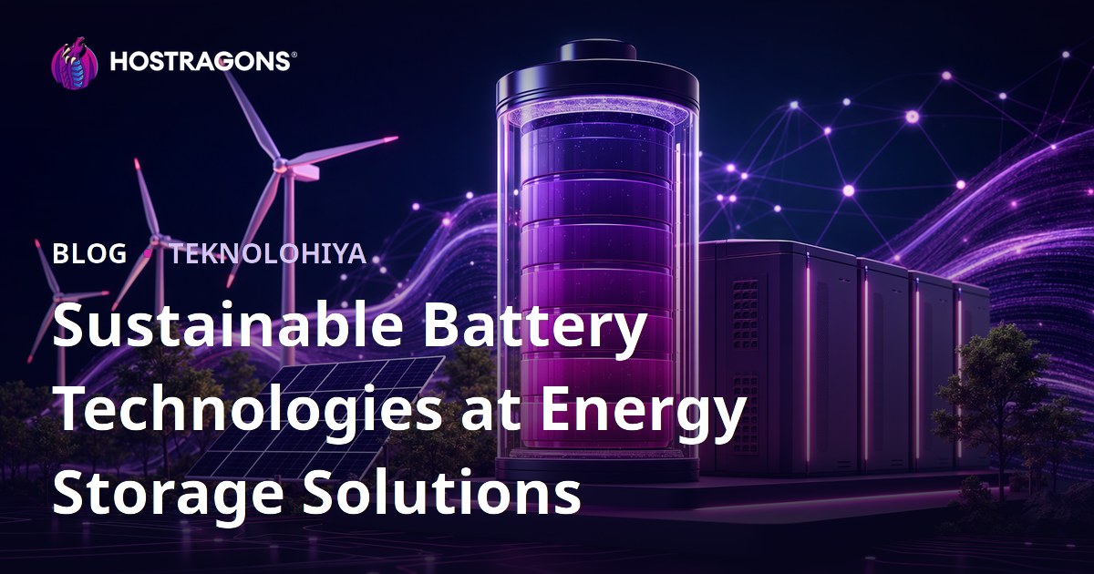 Sustainable Battery Technologies at Energy Storage Solutions