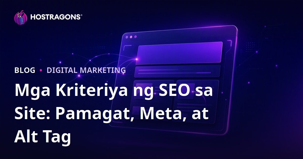 On-Page SEO Checklist 2026: Title Tag, Meta Description, at Alt Text Para sa Mataas na Ranggo