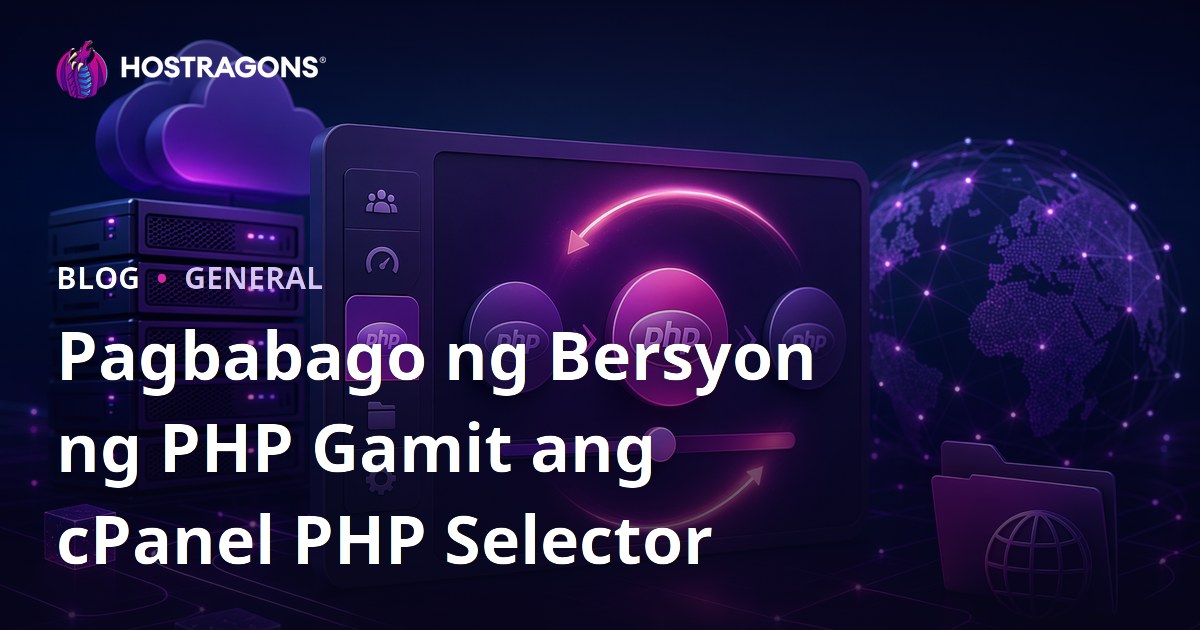 Pagbabago ng Bersyon ng PHP Gamit ang cPanel PHP Selector